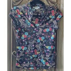 Women's Self Esteem‎ Top Style 4948570X Cap Sleeves V-Neck SZ Medium